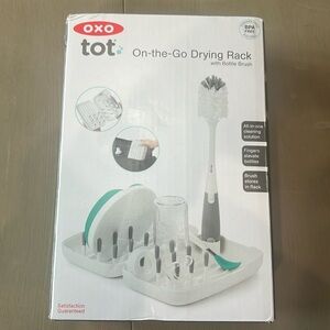 On the go drying rack